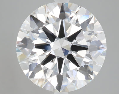 5.01 carat round lab grown diamond E color VS1 clarity