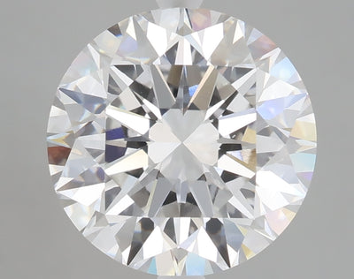 5.06 carat round lab grown diamond E color VVS2 clarity