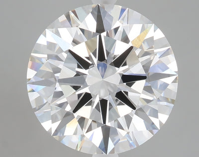 5.24 carat round lab grown diamond E color VVS2 clarity