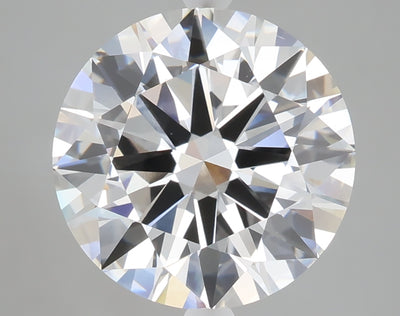 5.01 carat round lab grown diamond E color VS1 clarity