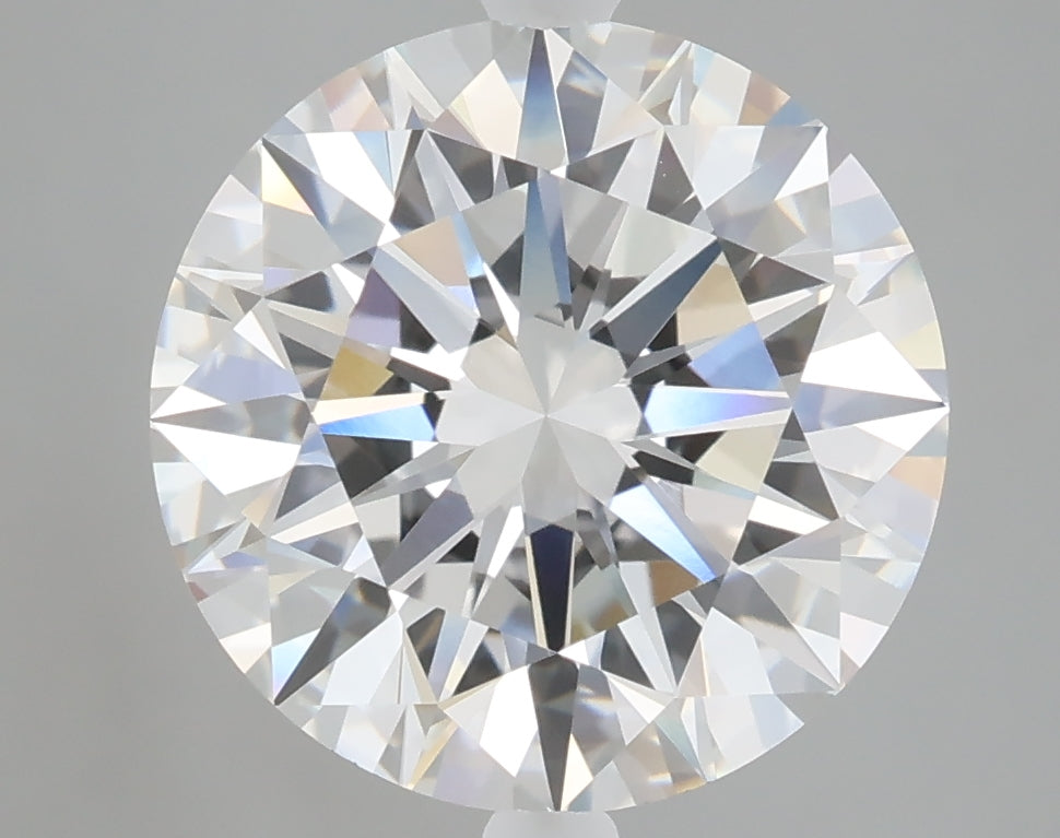 5.10 carat round lab grown diamond F color VVS2 clarity