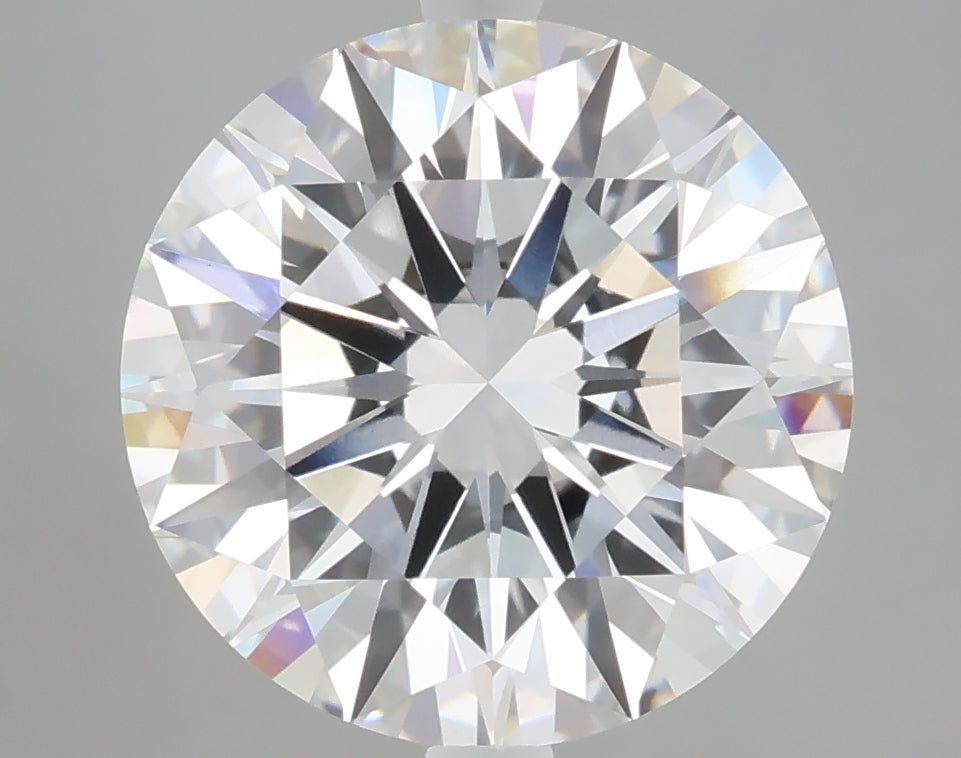 5.10 carat round lab grown diamond E color VS1 clarity