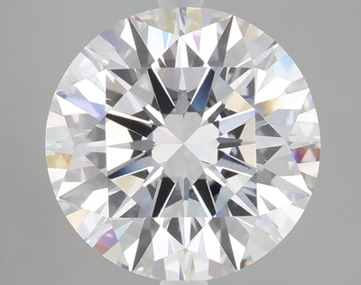 5.10 carat round lab grown diamond E color VS1 clarity