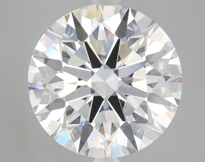 5.05 carat round lab grown diamond F color VVS2 clarity