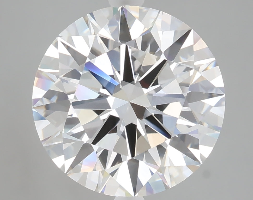 5.22 carat round lab grown diamond E color VVS2 clarity