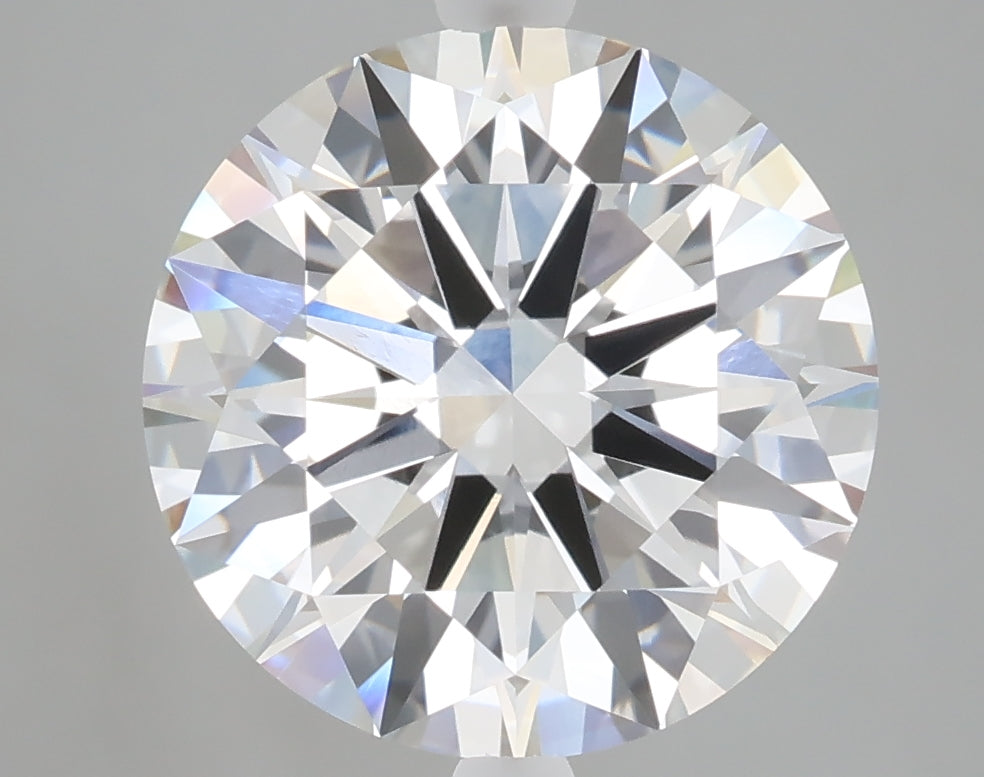 5.09 carat round lab grown diamond E color VVS2 clarity