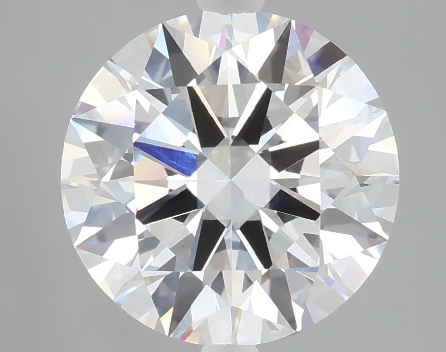 4.04 carat round lab grown diamond E color VS1 clarity