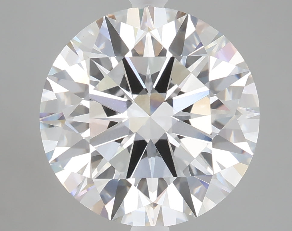 5.03 carat round lab grown diamond F color VVS2 clarity