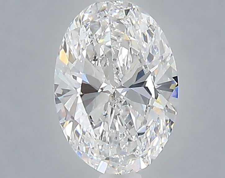 1.06 carat oval lab grown diamond D color VVS2 clarity