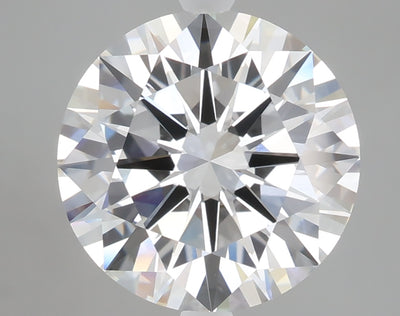 5.00 carat round lab grown diamond F color VVS2 clarity