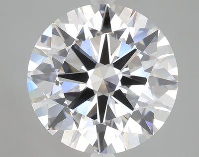 5.00 carat round lab grown diamond E color VS1 clarity