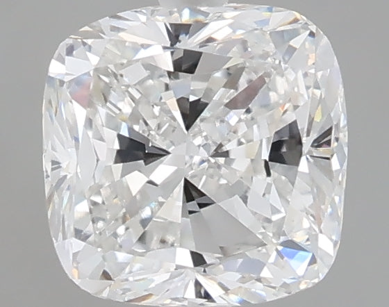 1.50 carat cushion lab grown diamond D color VVS2 clarity