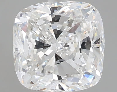 1.50 carat cushion lab grown diamond D color VVS2 clarity
