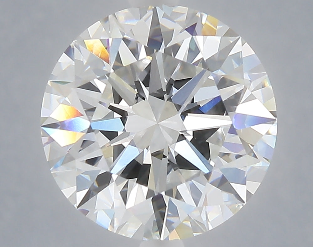 5.02 carat round lab grown diamond E color VS1 clarity