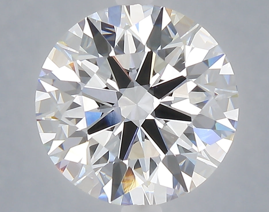4.06 carat round lab grown diamond E color VVS2 clarity