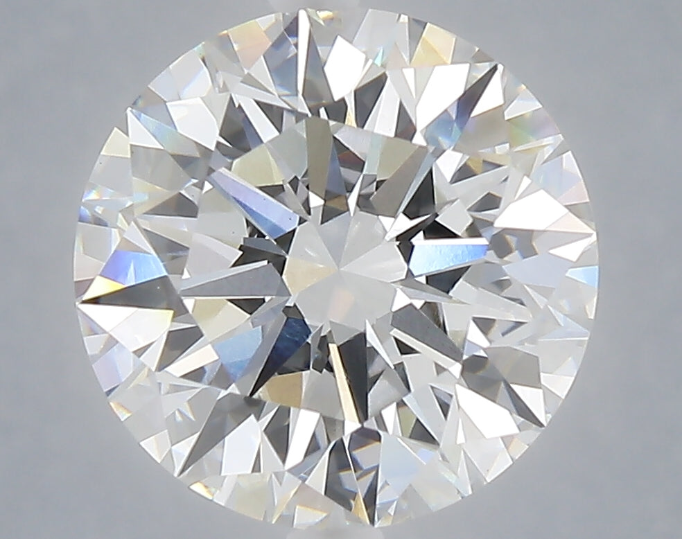 5.01 carat round lab grown diamond E color VS1 clarity