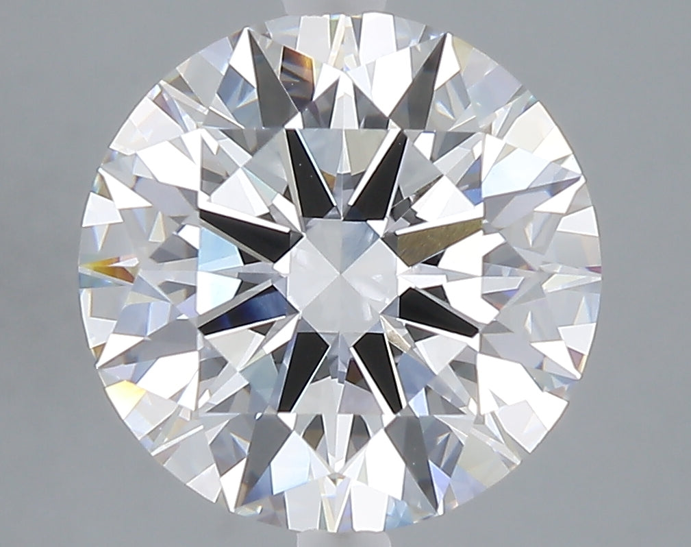 5.01 carat round lab grown diamond E color VVS2 clarity