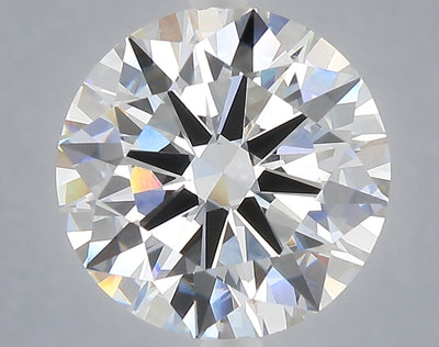 5.05 carat round lab grown diamond F color VVS2 clarity