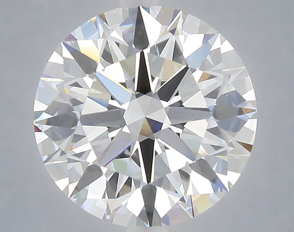 5.02 carat round lab grown diamond E color VVS2 clarity