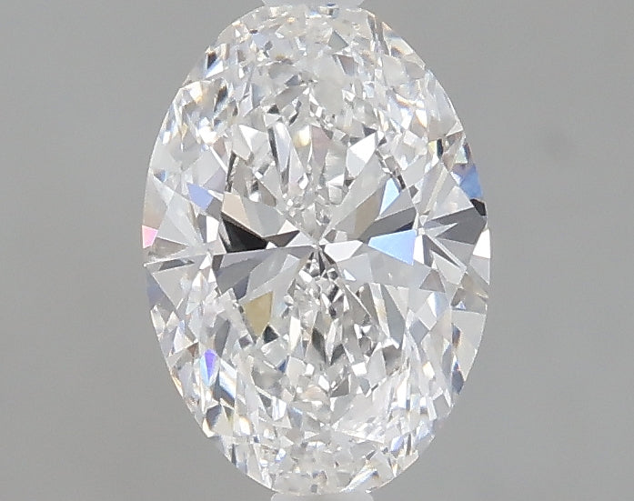 1.05 carat oval lab grown diamond D color VVS2 clarity