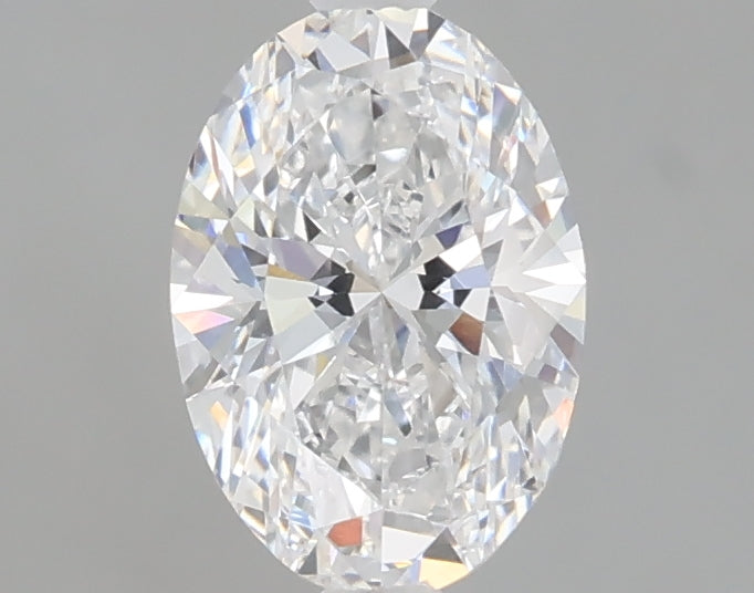 1.06 carat oval lab grown diamond D color VVS2 clarity