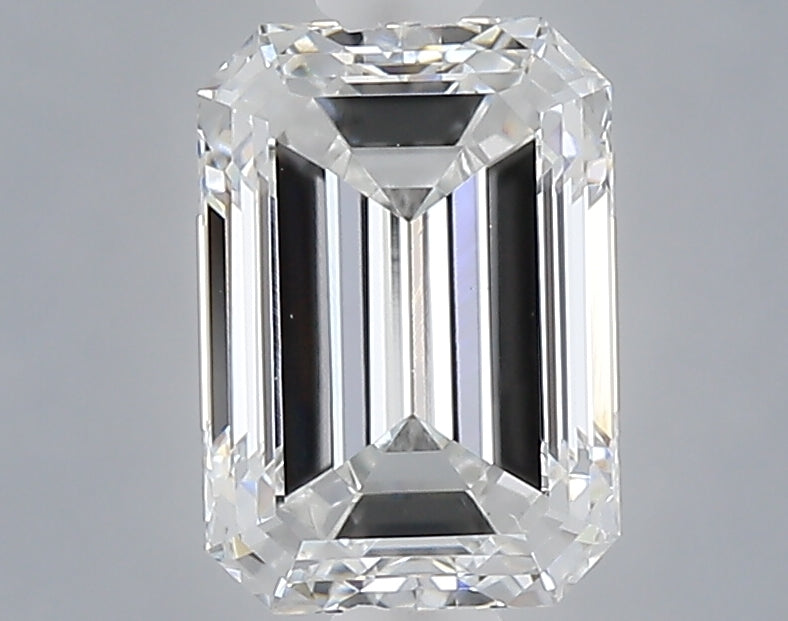 1.10 carat emerald lab grown diamond E color VS1 clarity