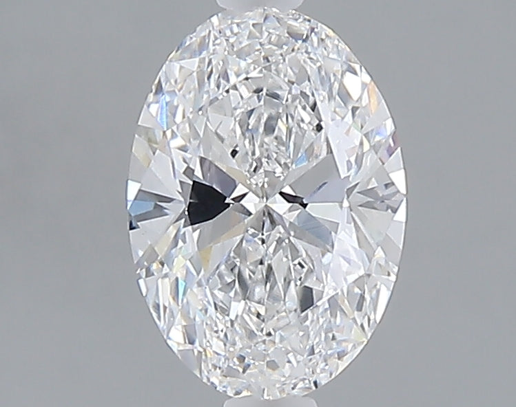 1.08 carat oval lab grown diamond D color VVS2 clarity