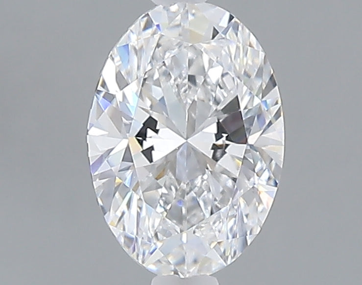 1.10 carat oval lab grown diamond D color VVS2 clarity