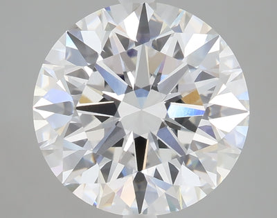 5.00 carat round lab grown diamond F color VS1 clarity