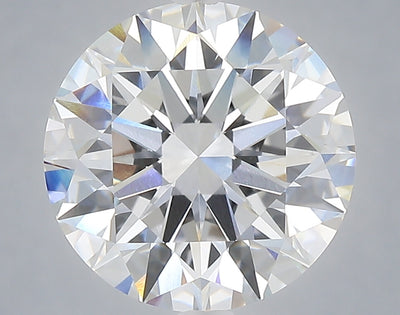 5.01 carat round lab grown diamond E color VVS2 clarity