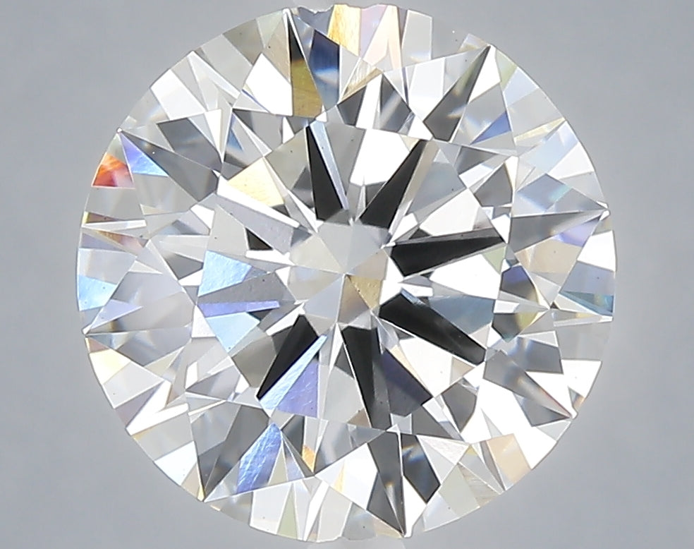 5.01 carat round lab grown diamond E color VS1 clarity