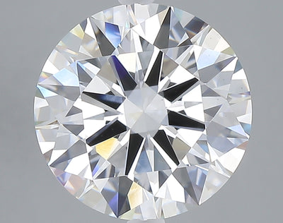 5.10 carat round lab grown diamond E color VS1 clarity