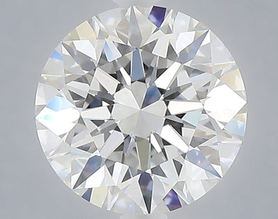 2.79 carat round lab grown diamond E color VVS2 clarity