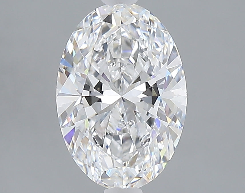 1.56 carat oval lab grown diamond D color VVS2 clarity