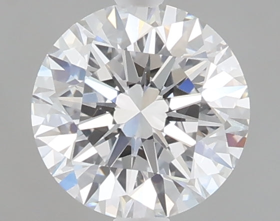 1.09 carat round lab grown diamond D color VVS2 clarity