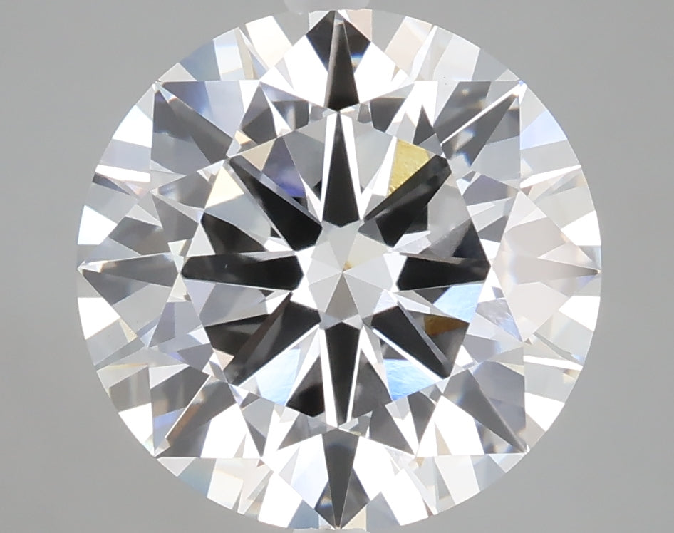 5.00 carat round lab grown diamond E color VVS2 clarity