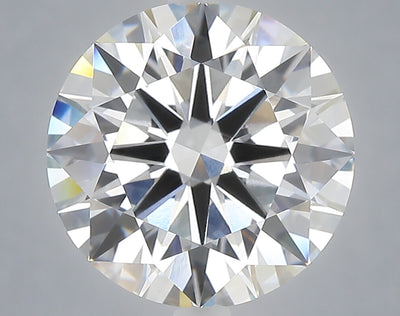 5.03 carat round lab grown diamond E color VVS2 clarity