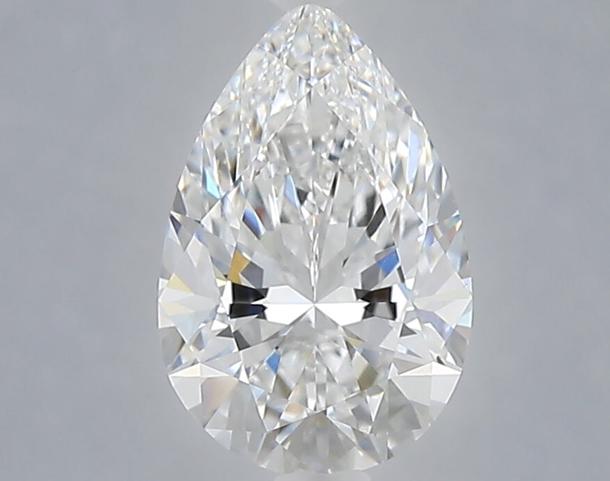 1.58 carat pear lab grown diamond D color VVS2 clarity