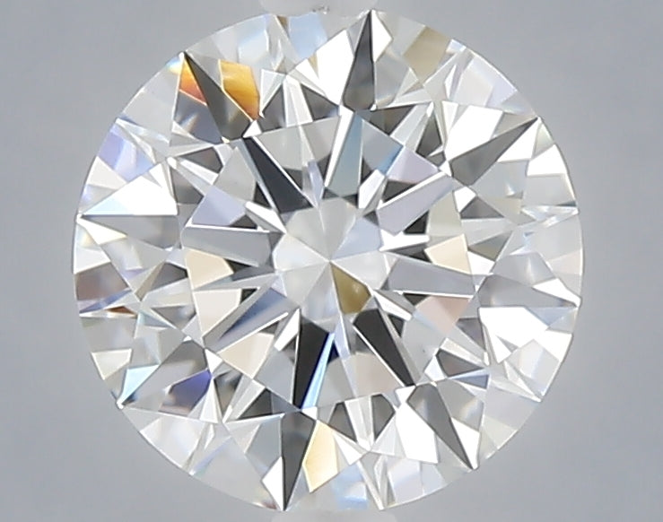 2.06 carat round lab grown diamond E color VVS2 clarity