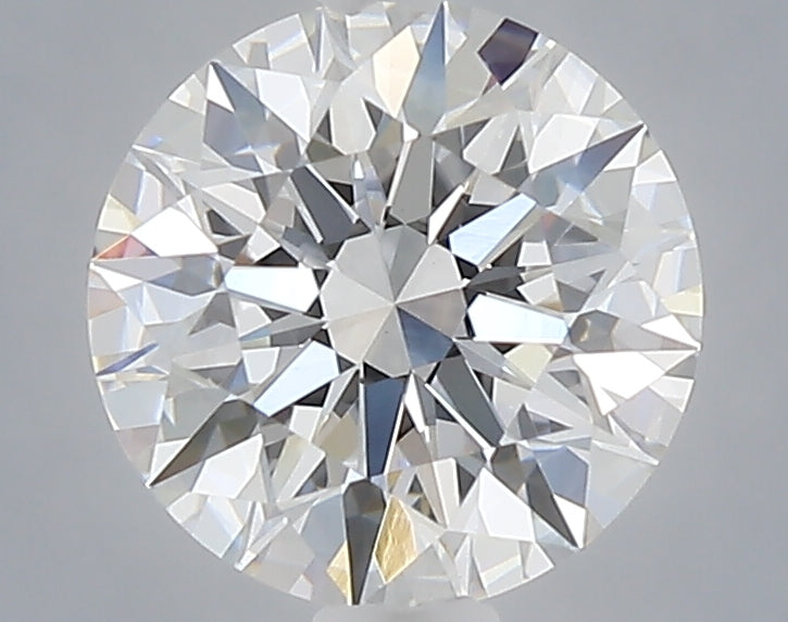 1.09 carat round lab grown diamond D color VVS2 clarity