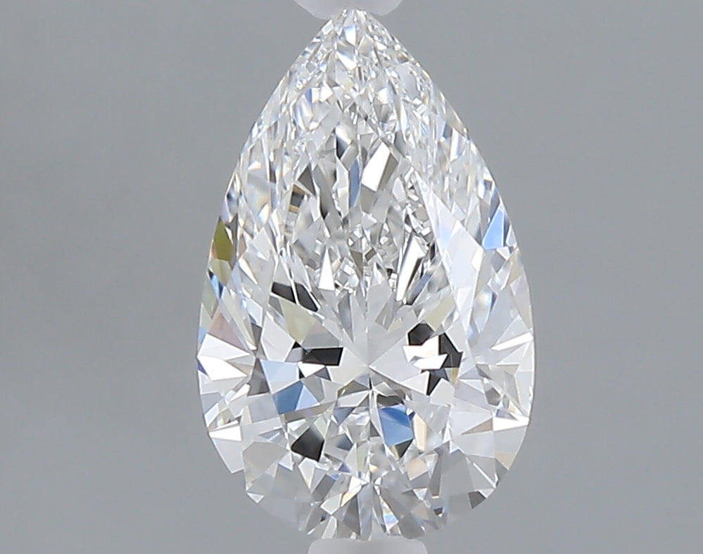 1.02 carat pear lab grown diamond D color VVS1 clarity