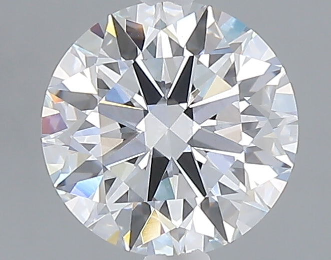 1.57 carat round lab grown diamond D color VVS2 clarity