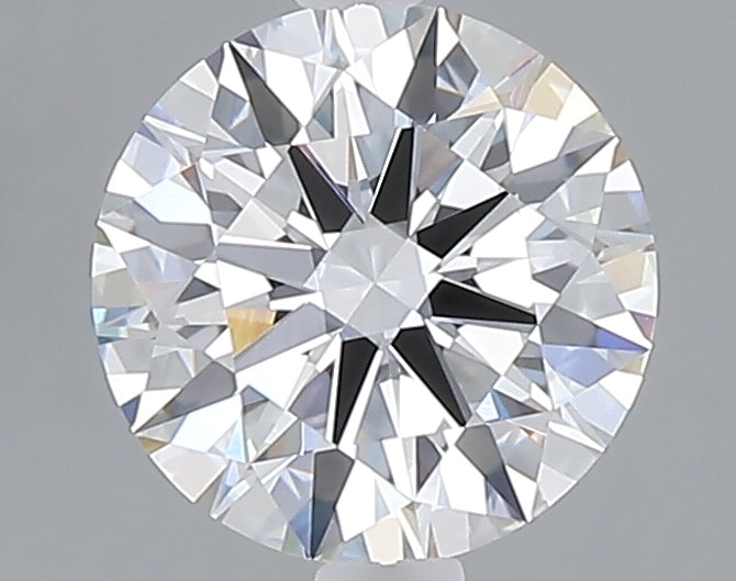 1.55 carat round lab grown diamond E color VVS2 clarity
