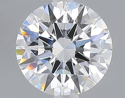 1.52 carat round lab grown diamond D color VVS2 clarity
