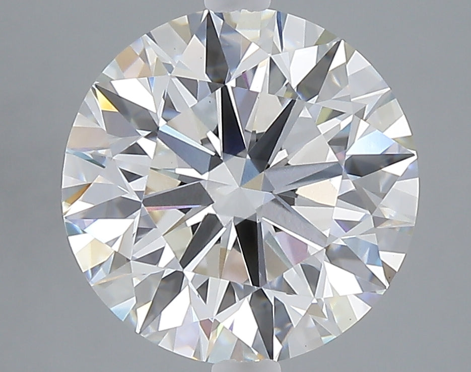 4.22 carat round lab grown diamond F color VS1 clarity