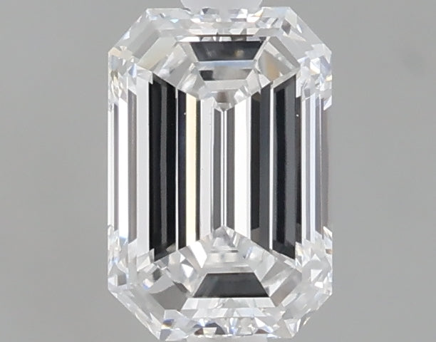 1.01 carat emerald lab grown diamond D color VVS2 clarity