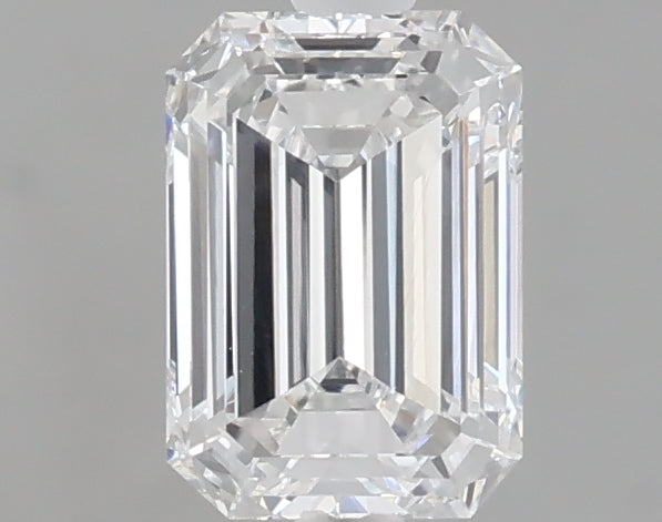 1.06 carat emerald lab grown diamond D color VVS1 clarity