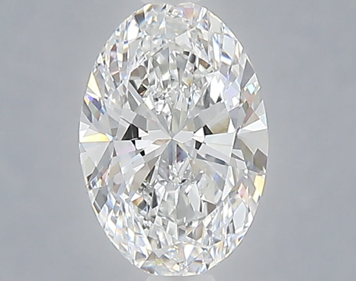 1.06 carat oval lab grown diamond D color VVS1 clarity
