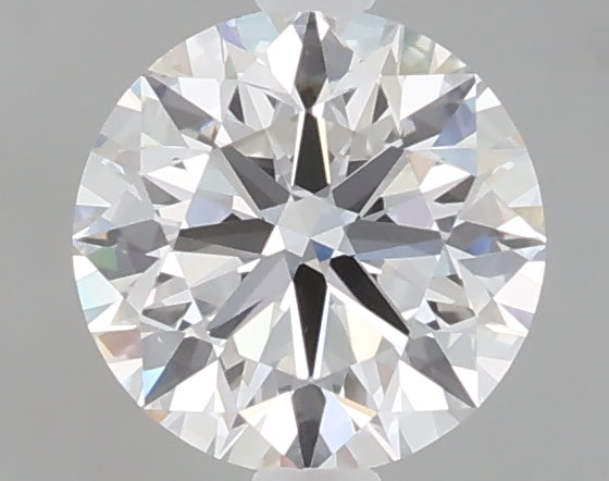 1.08 carat round lab grown diamond E color VVS2 clarity
