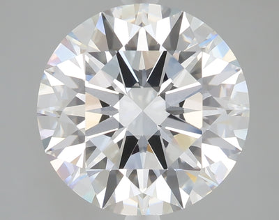 5.04 carat round lab grown diamond F color VS1 clarity